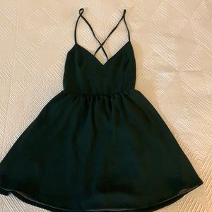 Tobi Green Strappy Mini Dress Size S